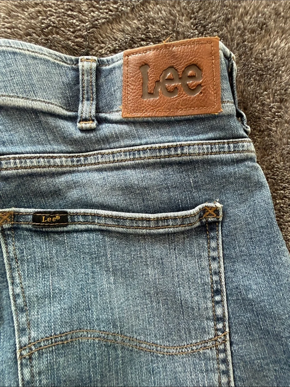 Lee Men’s Medium Blue Straight Jeans
